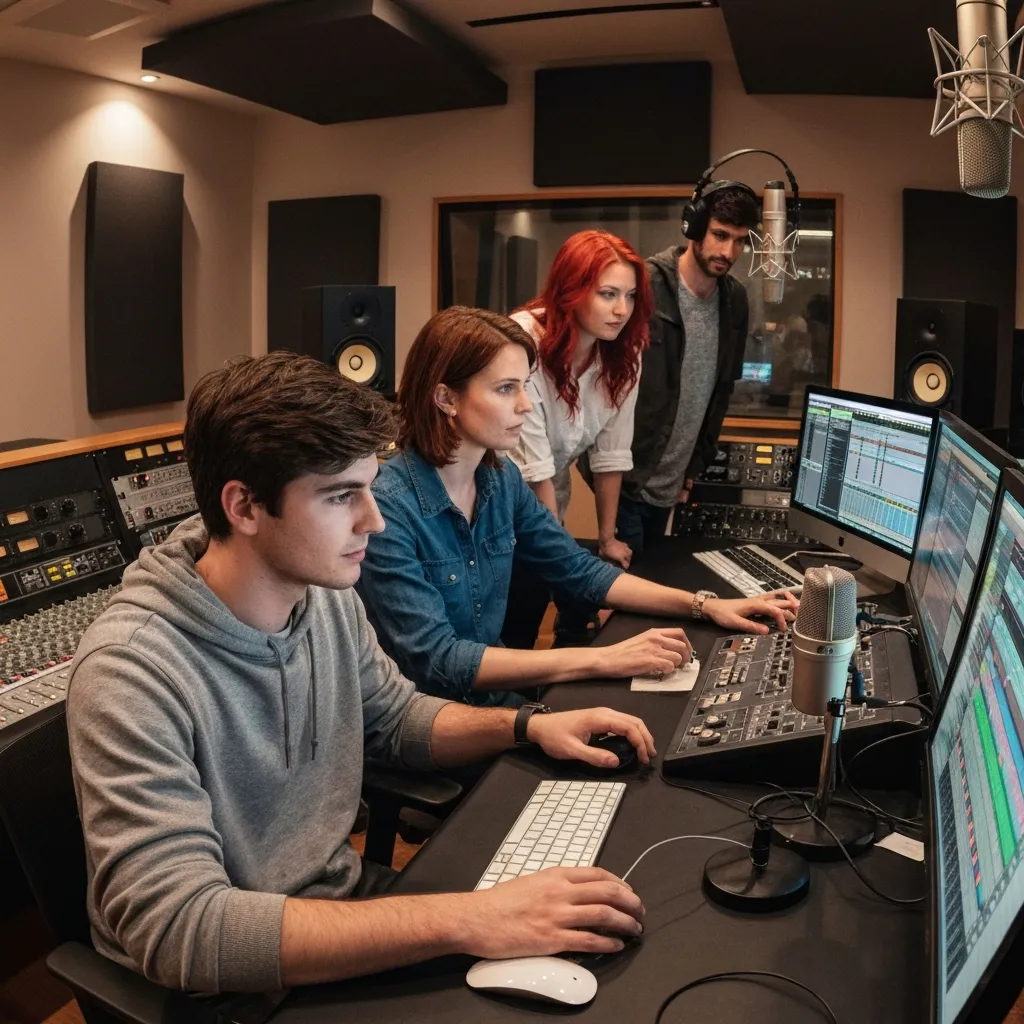 Samenwerken aan audio project